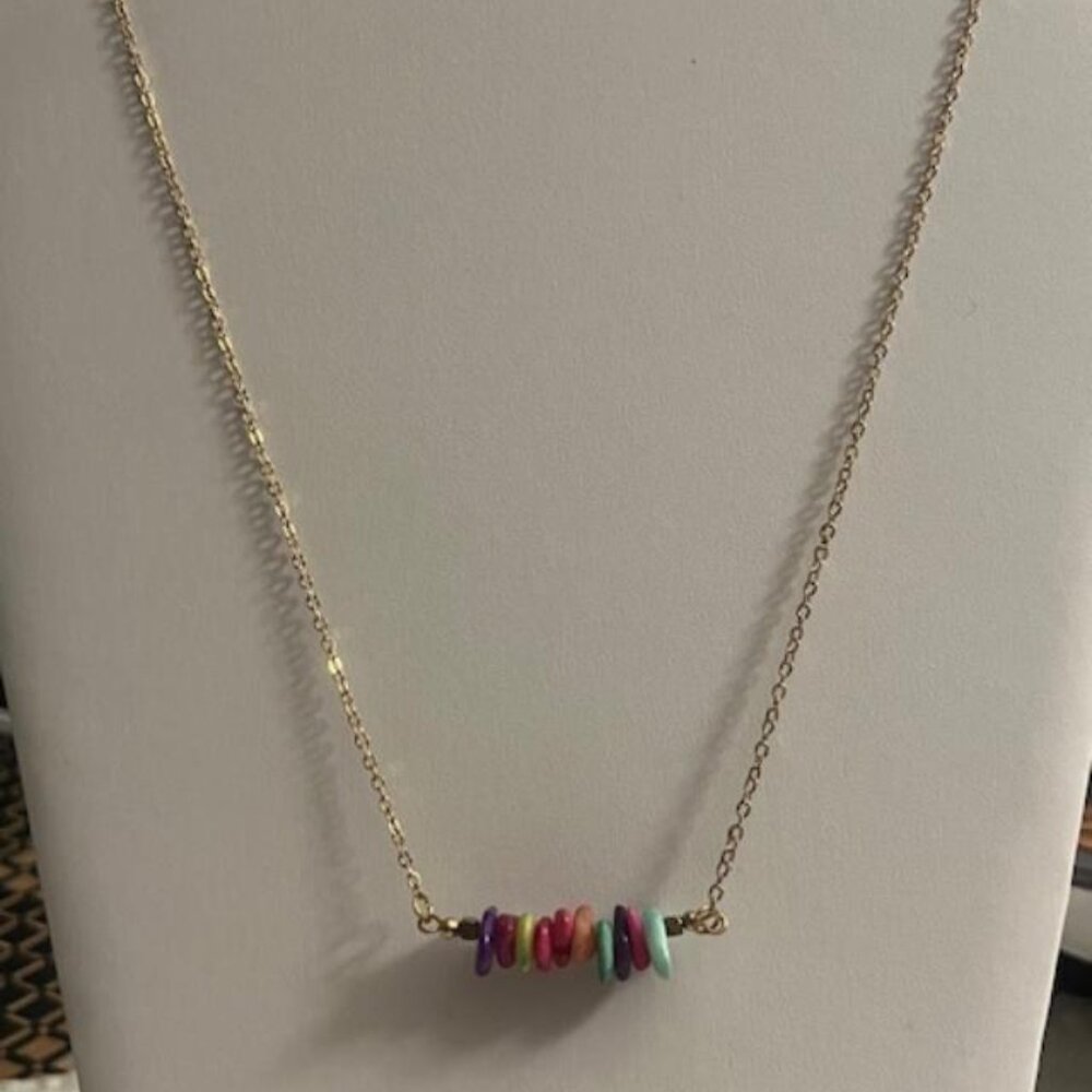 Irregular Stone Chips Necklace